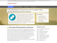 apotheke-oesterreich.at Webseite Vorschau
