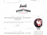 foodsandeverything.de Webseite Vorschau