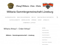 varia-militaria.de Webseite Vorschau