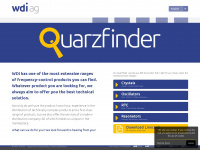 quarzfinder.com Webseite Vorschau