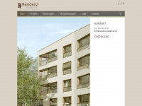 residenz-zielacher.ch Webseite Vorschau