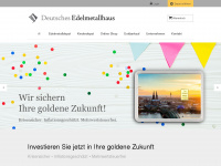 deutsches-edelmetallhaus.de Webseite Vorschau