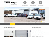 elektrotechnik-krings.de Webseite Vorschau