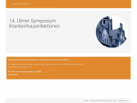 krankenhausinfektionen-ulmer-symposium.de Webseite Vorschau
