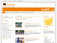 kolpingwerk-eichstaett.de Webseite Vorschau
