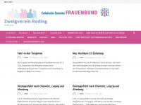 frauenbund-roding.de Webseite Vorschau