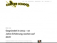 copterschool.ch Webseite Vorschau