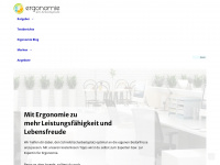 ergonomie-am-arbeitsplatz.de Webseite Vorschau
