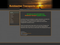 butzbacher-transporte.de Webseite Vorschau
