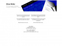 oliver-mueller.com Webseite Vorschau