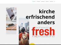 freshexpressions.ch Webseite Vorschau