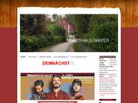 gasthausmayer.at Webseite Vorschau