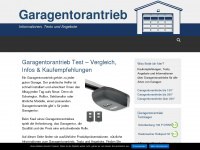 garagentorantrieb-test.net Webseite Vorschau