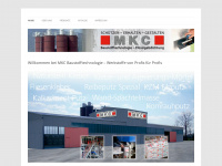 mkc-baustofftechnologie.de Webseite Vorschau