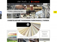 edlefarben.at Webseite Vorschau