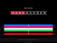 mark-sander.com Webseite Vorschau