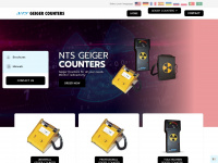 geiger-counters.com Webseite Vorschau