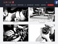 musik-mae.com Webseite Vorschau