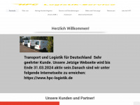 hpc-logistik-grevenbroich.de Webseite Vorschau