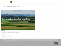 agrarkalender-donau-ries.de Webseite Vorschau