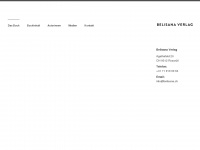 belisana.ch Webseite Vorschau