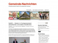 gemeindenachrichten.wordpress.com Webseite Vorschau