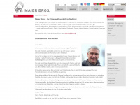 maierbros.it Webseite Vorschau