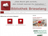 bibliothek-brieselang.de Webseite Vorschau