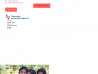 kinderpfade-indien.de Webseite Vorschau