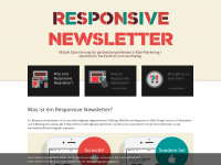 responsive-newsletter.mobi Webseite Vorschau