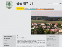 obecopatov.cz Webseite Vorschau