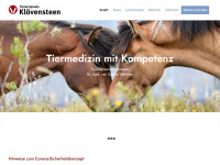 tierarztpraxis-kloevensteen.de Webseite Vorschau