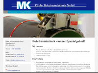 rohrtrenntechnik.ch Webseite Vorschau