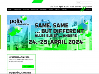 polis-convention.com Webseite Vorschau