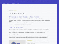 schokokaviar.at Webseite Vorschau
