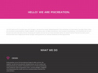 pixcreation.de Webseite Vorschau