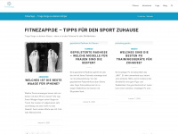 fitnezapp.de Webseite Vorschau