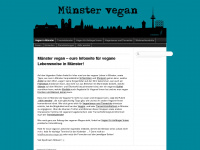 muenster-vegan.de Webseite Vorschau