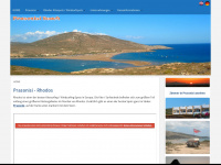 prasonisi-beach.com Webseite Vorschau