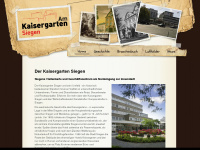 am-kaisergarten-siegen.de Webseite Vorschau