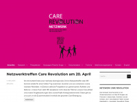 care-revolution.org Webseite Vorschau