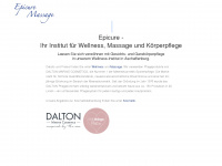 epicure-wellness.de Webseite Vorschau