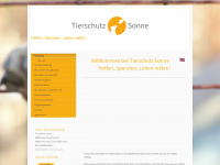 tierschutz-sonne.at Webseite Vorschau