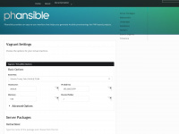 phansible.com Webseite Vorschau