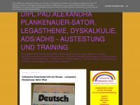 legasthenietrainingwien.blogspot.com Webseite Vorschau