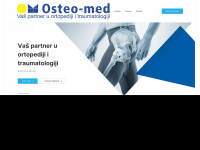 osteo-med.ba Webseite Vorschau