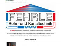 fehrle-kanaltechnik.de Webseite Vorschau