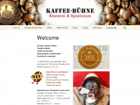 kaffee-buehne.de Webseite Vorschau