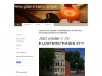 gitarren-und-lampen.de Webseite Vorschau