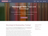 homepage-hilfe.com Webseite Vorschau